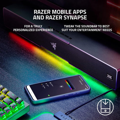 Razer RZ05-04160100 Leviathan V2 PC Gaming Soundbar with Subwoofer