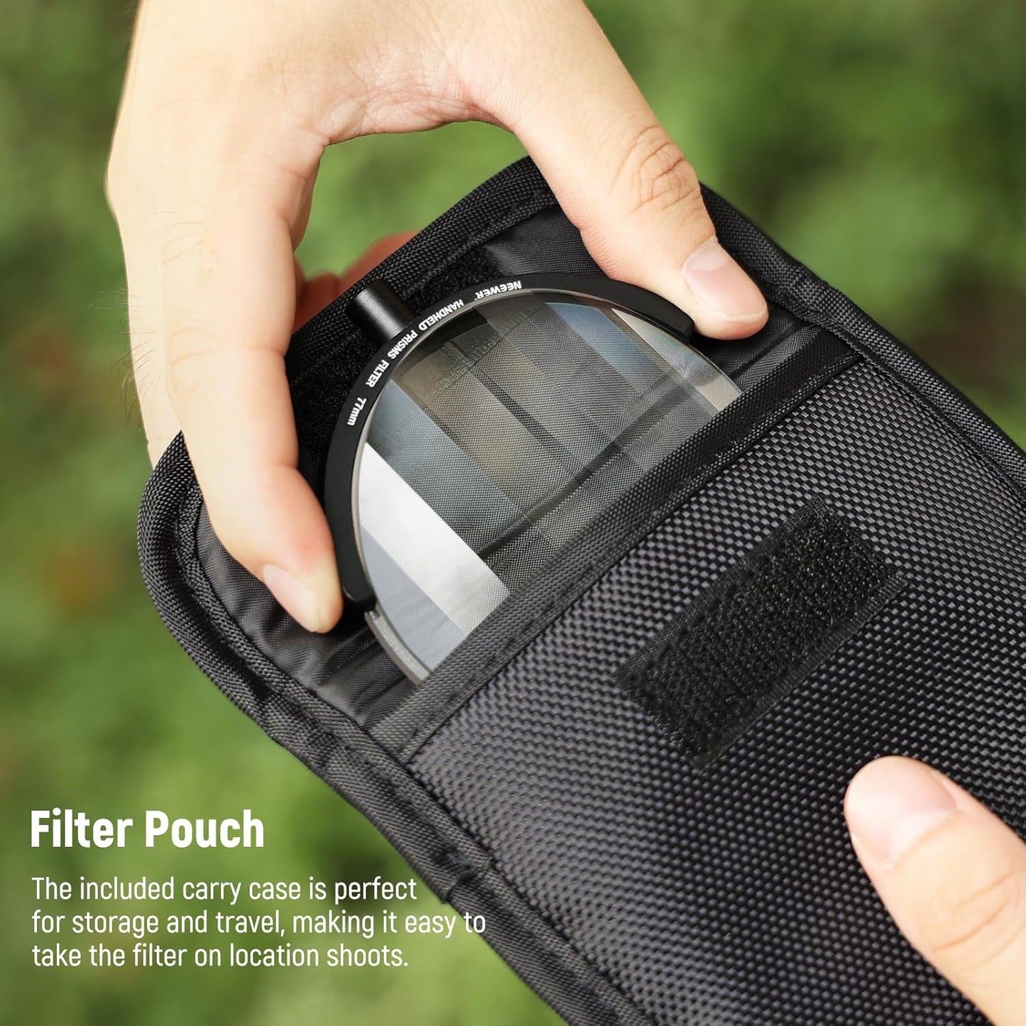 Neewer 77mm Handheld Kaleidoscope Prism Lens Filter