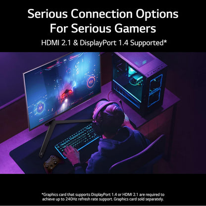 LG 27GR95QE-B.AUS 27" Ultragear OLED 240Hz Gaming Monitor