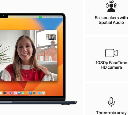 Apple 2023 MacBook Air 15" M2 16GB 512GB - Midnight