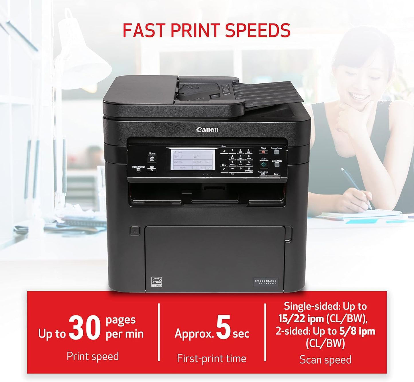 Canon 5938C001 imageCLASS MF269dw II VP Wireless Laser Printer