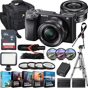 Sony Alpha a6400 APS-C Camera 16-50mm Lens Kit
