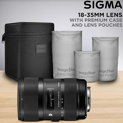 Sigma 18-35mm F1.8 Art DC HSM Lens for Canon Bundle