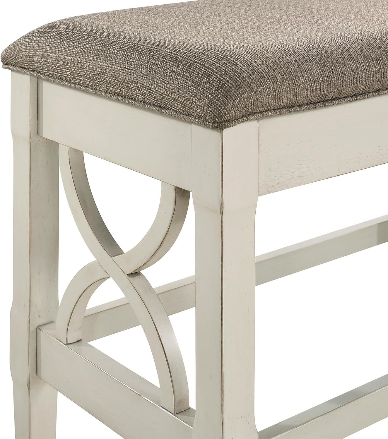 Lexicon 194840249351 Fugue Gray Counter Height Bench