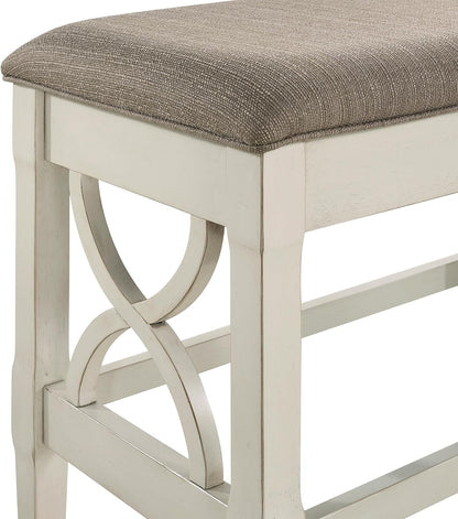 Lexicon 194840249351 Fugue Gray Counter Height Bench