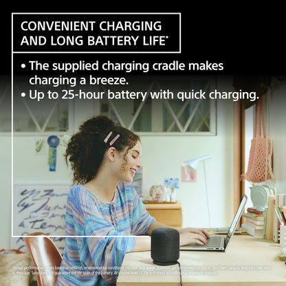 Sony SRSLS1B.UC LinkBuds Wireless Bluetooth Portable Speaker - Black