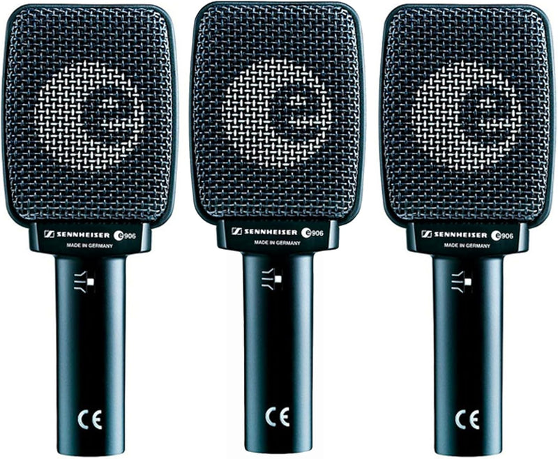 Sennheiser E906 3-Pack Dynamic Supercardioid Guitar Microphones — main product image