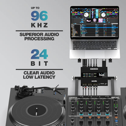 Reloop 245389 FLUX USB-C DVS Interface Serato DJ Pro