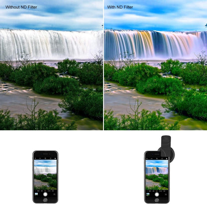 Neewer 10100467 37mm Clip-On ND2-ND400 Phone Lens Filter