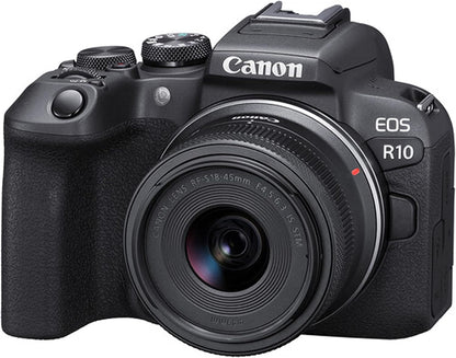 Canon EOS R10 Mirrorless Camera 18-45mm Lens Bundle Renewed