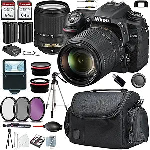 Nikon D7500 DSLR Camera with 18-140mm Lens Bundle
