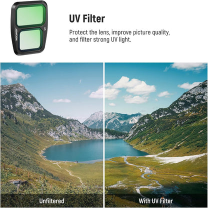 Neewer FL-A25: ND CPL UV Filter Set for DJI Air 3 (6 Pack)