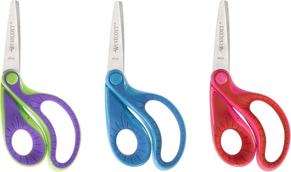 Westcott 16671 Kids 5" Ergo Jr. Pointed Tip Scissors