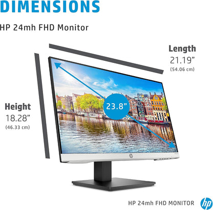 HP 24mh 23.8-Inch FHD IPS Monitor Speakers