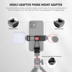 Neewer PA001 Metal Phone Tripod Mount with Cold Shoe