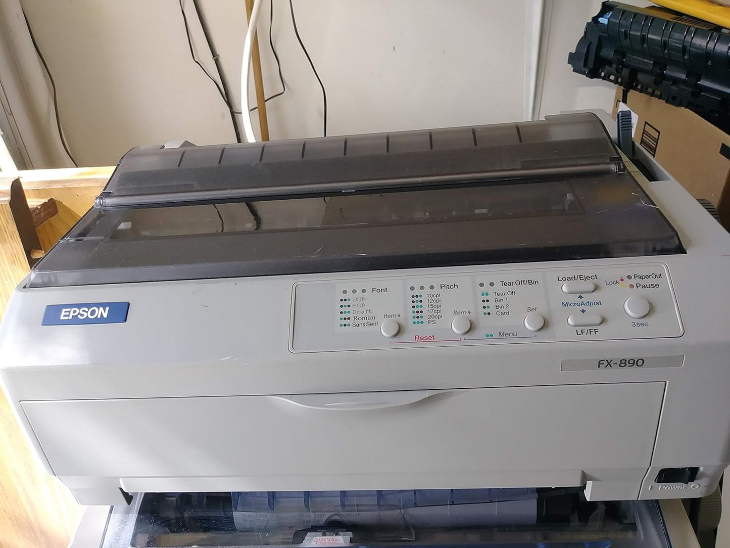 Epson c11c524001nt FX-890 Dot Matrix Impact Printer