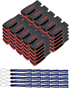 SanDisk SDCZ50-016G Cruzer Blade 16GB USB 2.0 50-Pack