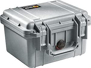 Pelican 1300-000-180 Camera Case With Foam (Silver)