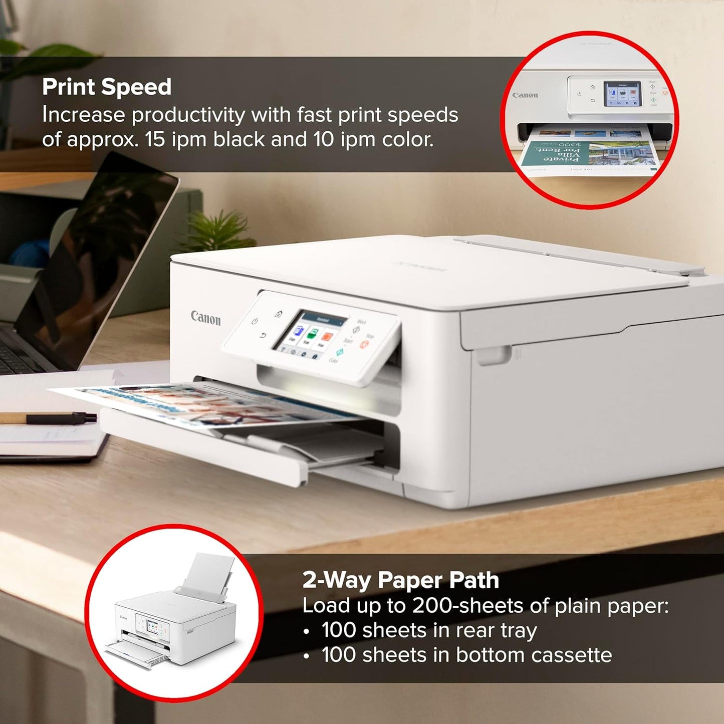 Canon PIXMA TS7720 Wireless All-in-One Printer