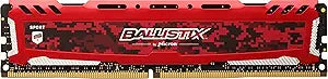 Crucial BLS8G4D240FSE Ballistix 8GB DDR4 2400MHz Gaming Memory