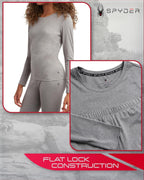 Spyder Women's Thermal Underwear Set - Fleece Lined Base Layer