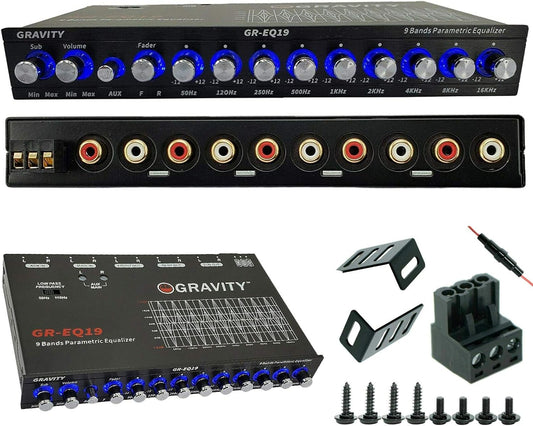 Gravity GR-EQ19 Car Audio Equalizer 9 Band EQ