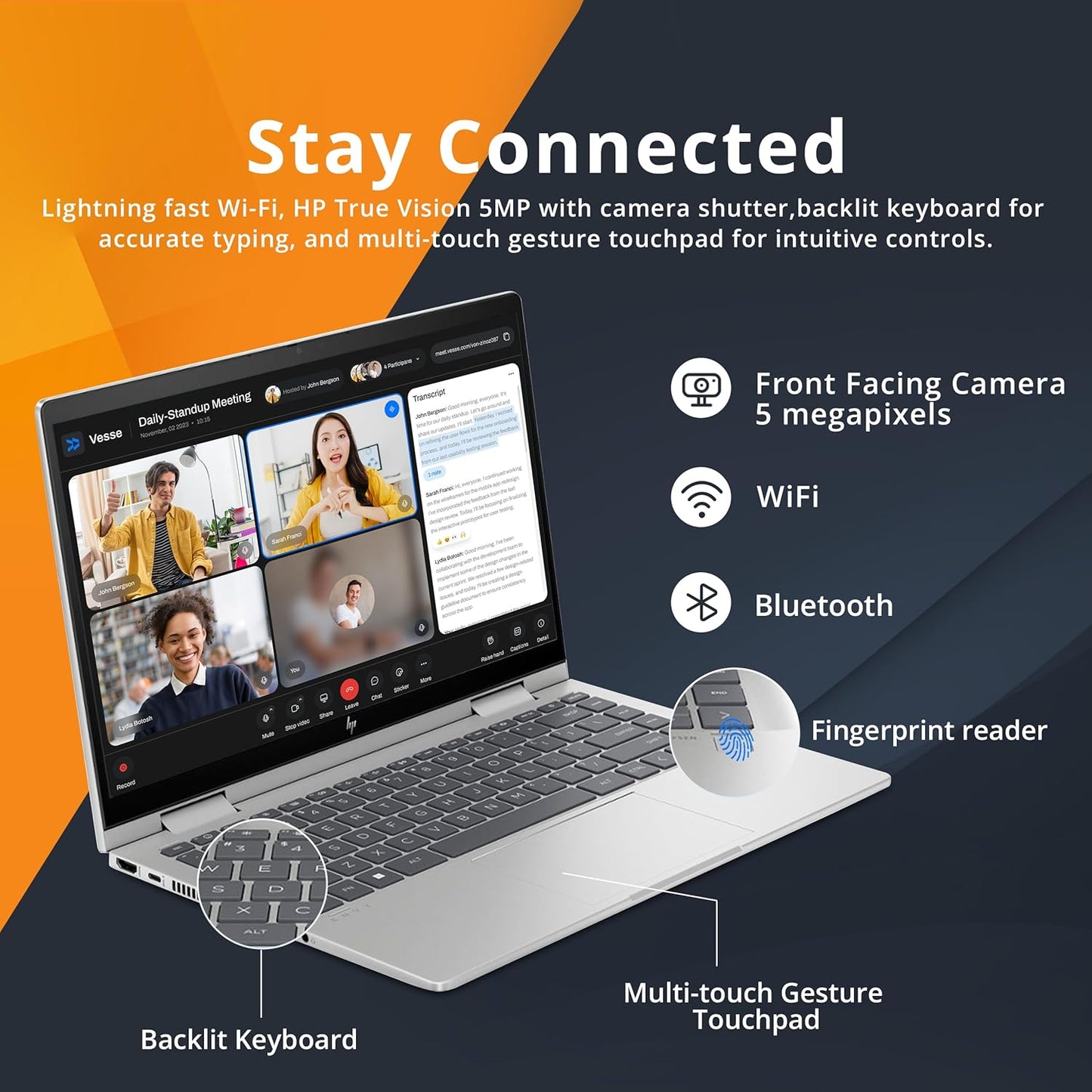 HP Envy x360 i7 Touchscreen Laptop 16GB 2TB SSD