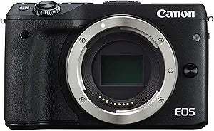 Canon 9694B001 EOS M3 Mirrorless Camera Body, Wi-Fi Enabled