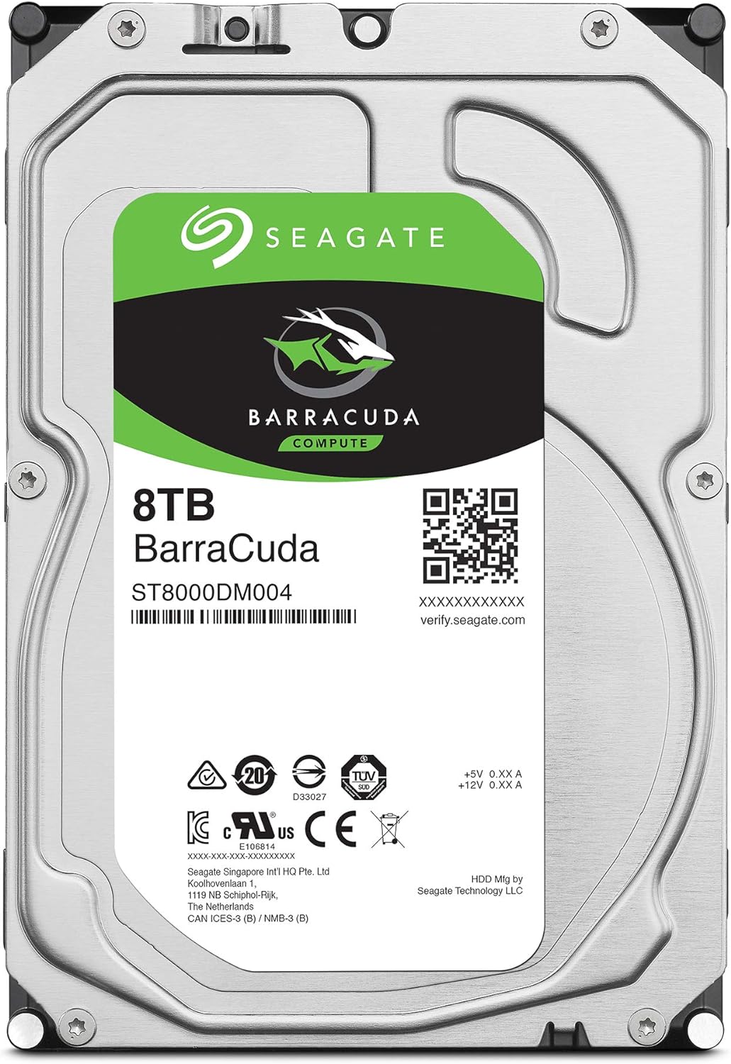 Seagate BarraCuda ST8000DM004 8TB Internal HDD