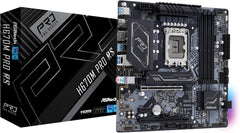 ASRock 90-MXBHK0-A0UAYZ H670M PRO RS LGA1700 Motherboard