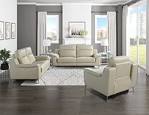 Lexicon 194840167983 Betzer Leather Power Reclining Set