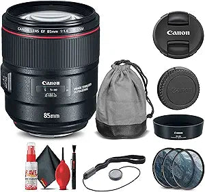 Canon 2271C002 EF 85mm f/1.4L IS USM Lens (Renewed)