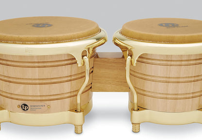Latin Percussion LP201AX-2AW Generation II Natural Bongos