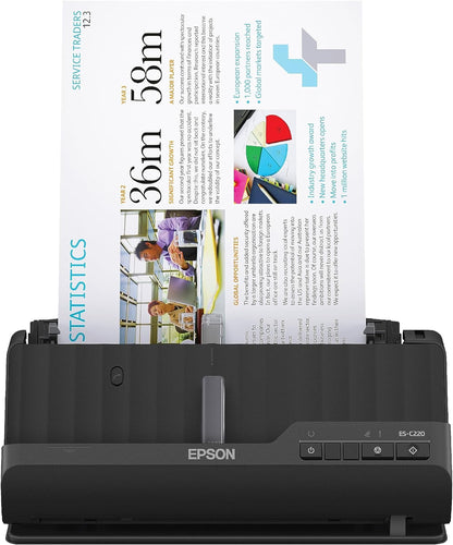 Epson B11B272202 Workforce ES-C220 Compact Document Scanner