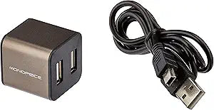 Monoprice 110066 USB 2.0 4-Port Cube Gray — main product image