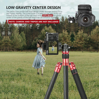 Neewer 10097941 28mm Low Profile Tripod Ball Head