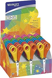 Westcott E-2151S Kids Scissors Pointed Tip 5" 30pcs