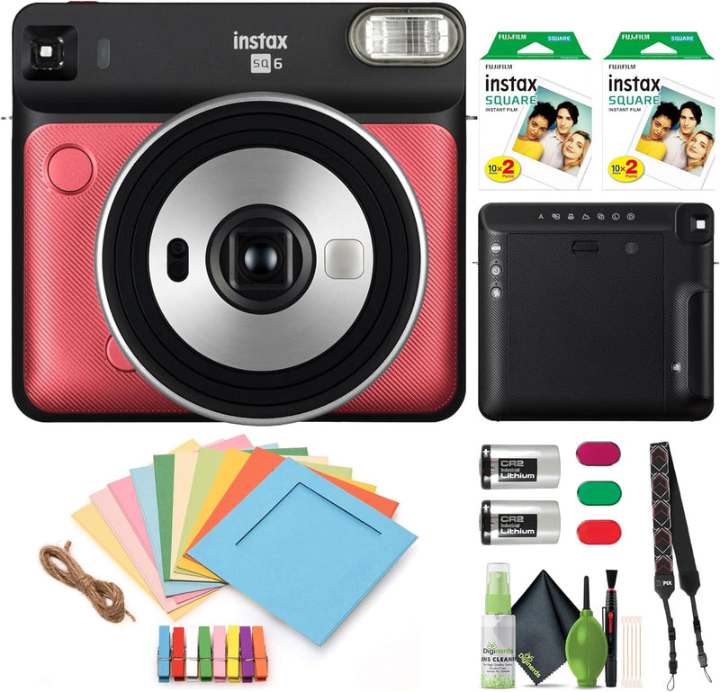 Fujifilm INSTAX SQUARE SQ6 Instant Camera - Ruby Red — main product image