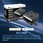 Thermaltake PS-SPW-0500NNFAWU-1 Smart W3 500W Power Supply
