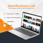 HP 14-es0033dx Envy x360 i7 Touchscreen Laptop