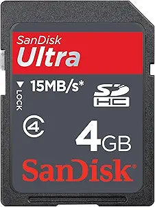 SanDisk SDSDH-004G-U46 Ultra SDHC 4GB Class 4 Memory Card