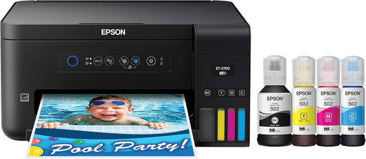 Epson ET-2700 EcoTank Wireless All-in-One Supertank Printer