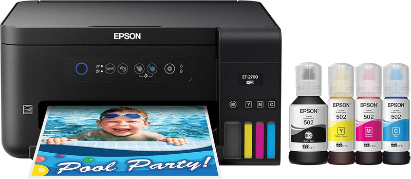 Epson ET-2700 EcoTank Wireless All-in-One Supertank Printer — main product image