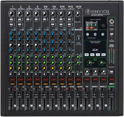 Mackie Onyx12 12-Channel Analog Mixer USB