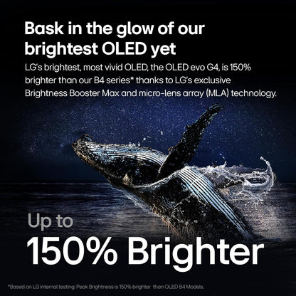 LG OLED83G4WUA 83-Inch OLED evo 4K Smart TV 2024