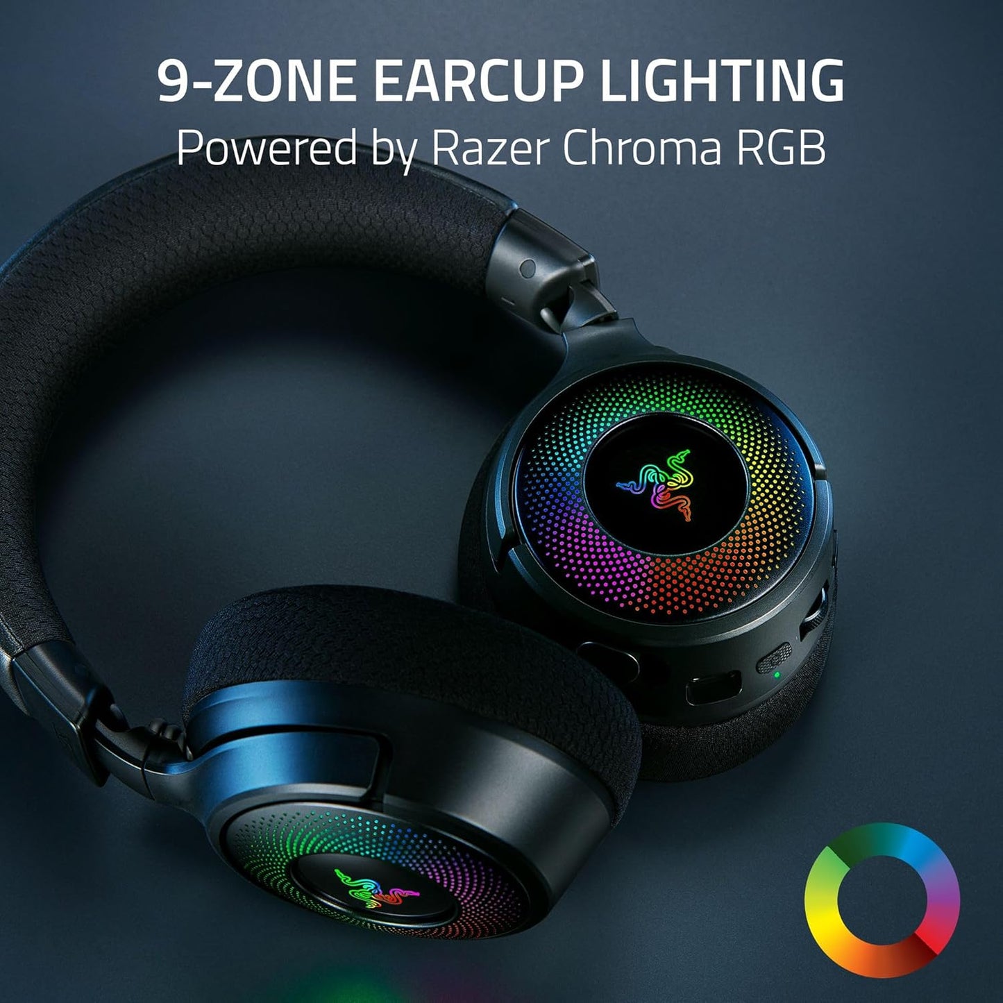 Razer Kraken V4 Wireless Gaming Headset RGB Mic Renewed