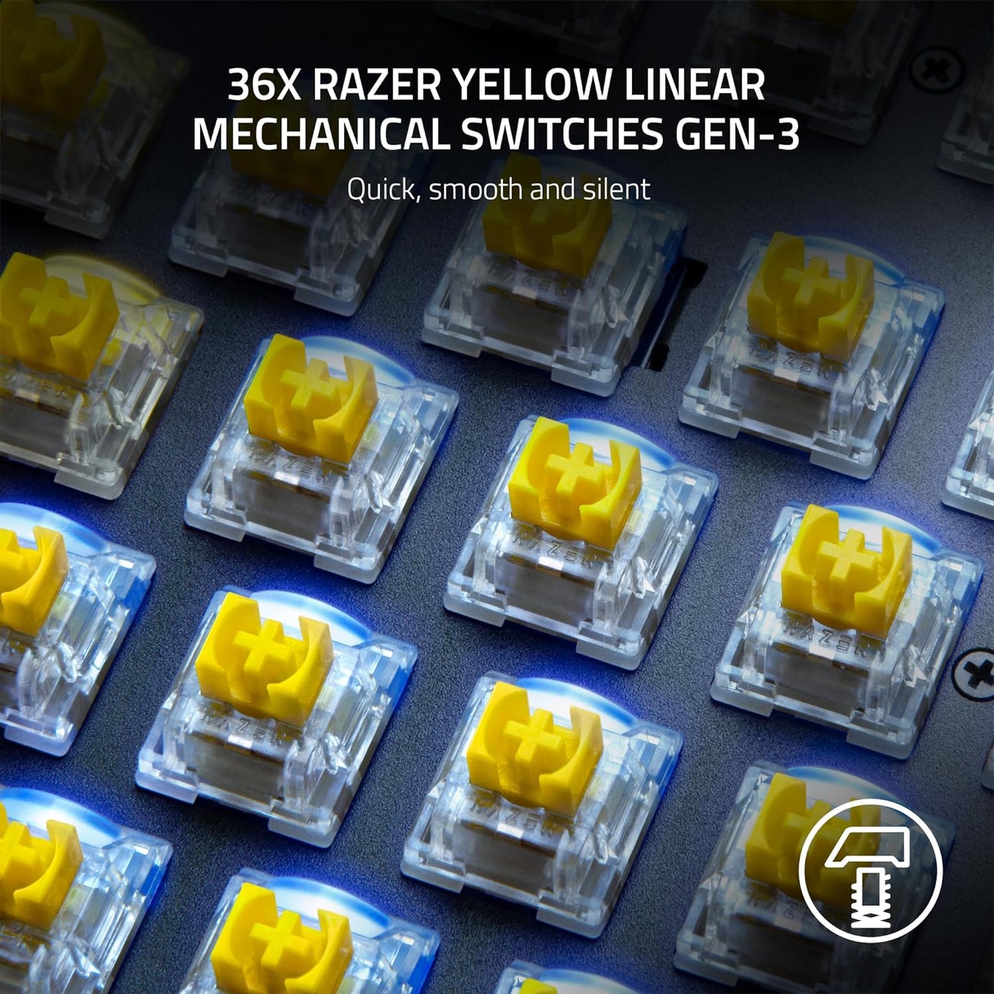 Razer RC21-02040100 Mechanical Switches Replacement Pack Yellow