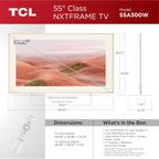 TCL 55A300W 55-Inch QLED 4K Google Smart TV