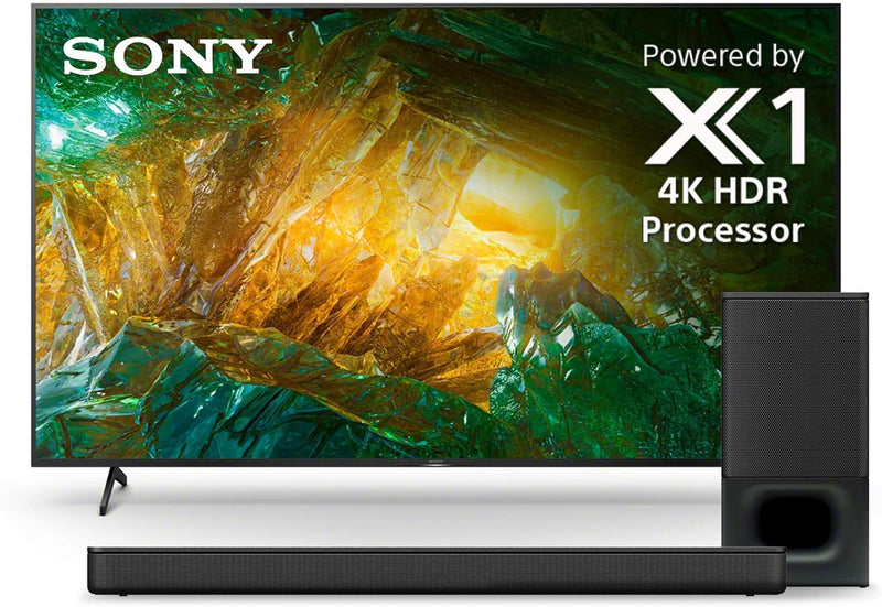 Sony X800H 75-Inch 4K LED TV & Soundbar Bundle — main product image