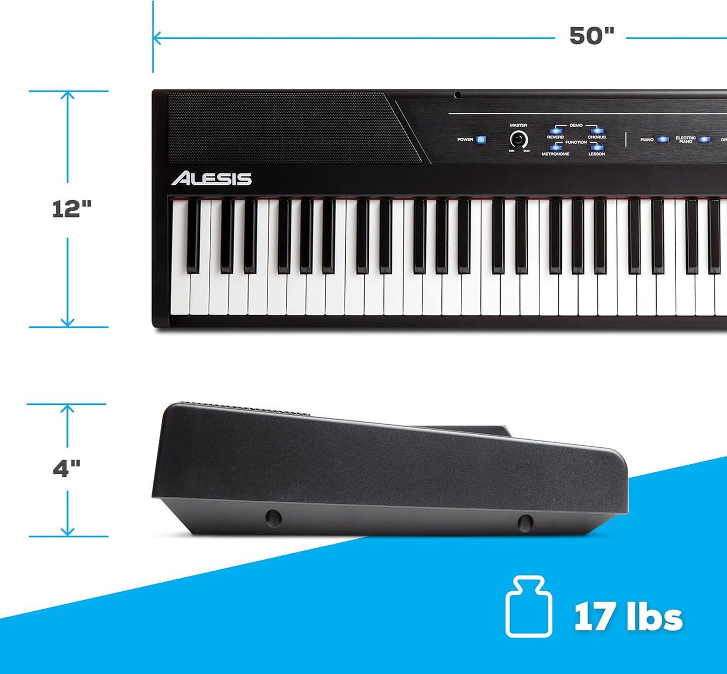 Alesis Recital 88-Key Digital Piano Keyboard Lessons